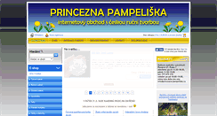 Desktop Screenshot of princezna-pampeliska.cz
