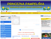 Tablet Screenshot of princezna-pampeliska.cz